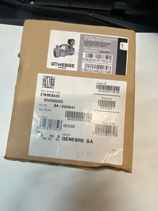 Electrovalvula Genebre 1 1/2