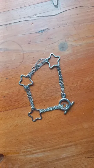 Pulseira Prata Estrelas