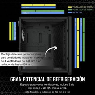 OFERTA Torre PC Corsair 7000X RGB Cristal Templado