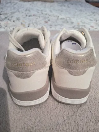 Zapatillas Comfeet Beige/Blanco