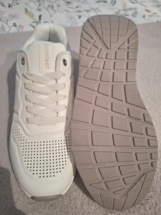 Zapatillas Comfeet Beige/Blanco