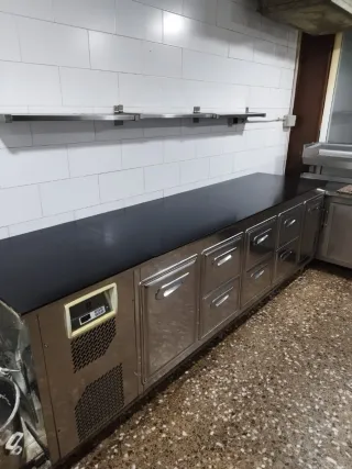 Nevera bajo mostrador acero inoxidable