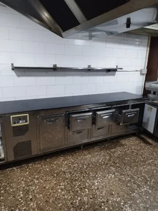 Nevera bajo mostrador acero inoxidable