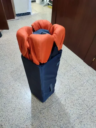 Cuna de viaje y colchón