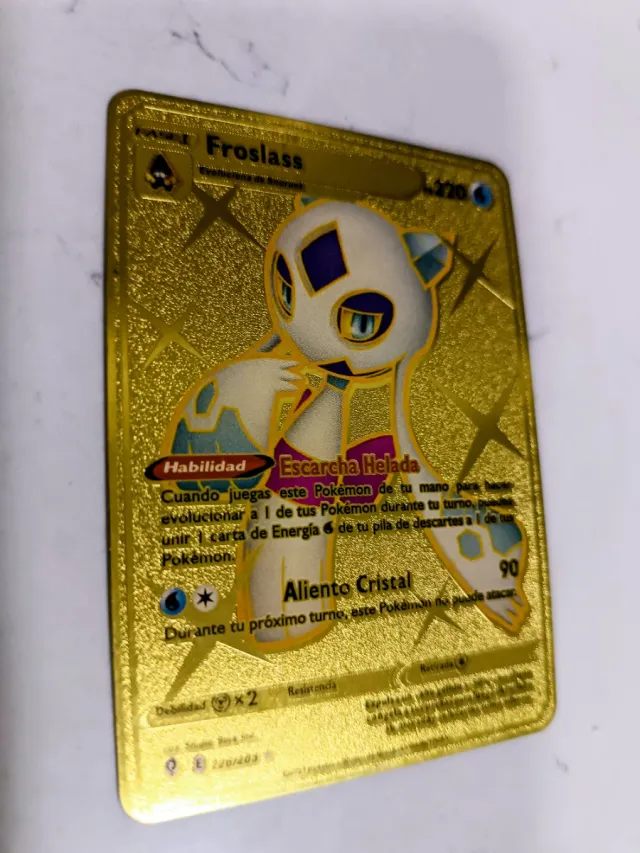 Carta Pokémon Froslass Dorada