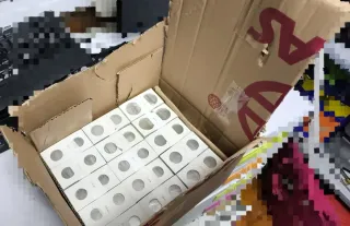 100 Cartones para Monedas para grapar