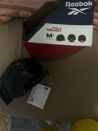 Casco Reebok Negro Brillante