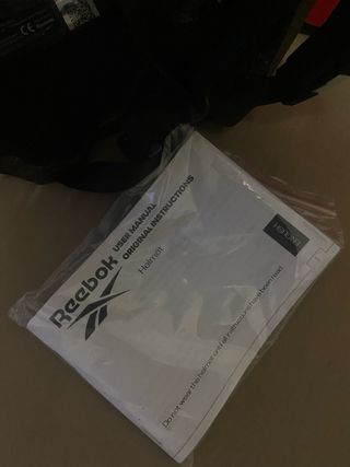 Casco Reebok Negro Brillante