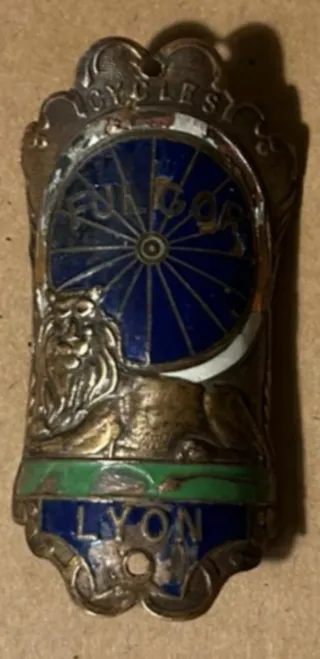 Lote 4 Chapas Placas Bici Francesas Vintage