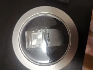 Reloj de pulsera mujer plateado y blanco