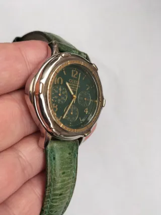 Orologio Guess Chrono Vintage Quadrante Verde