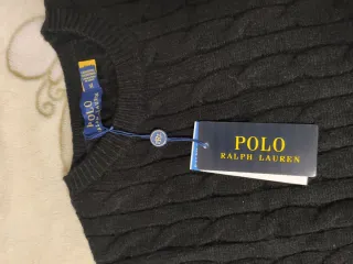 Polo Ralph Lauren Jersey Negro Talla XS