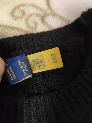 Polo Ralph Lauren Jersey Negro Talla XS