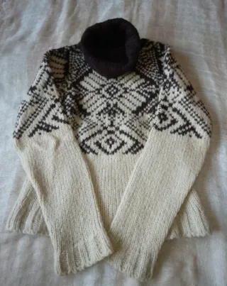 Jersey Zara cuello alto estampado