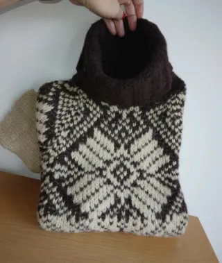 Jersey Zara cuello alto estampado