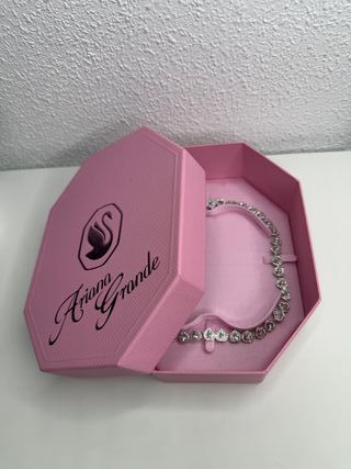 Collar Swarovski corazones Ariana grande NUEVO