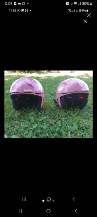 Casco de esquí. infantil  3 euros el segundo casco