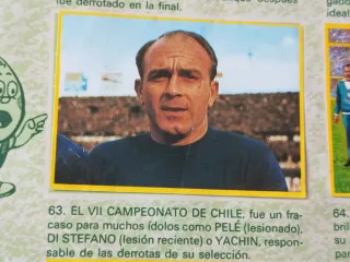 Álbum Fútbol en Acción Danone 82. Incompleto.