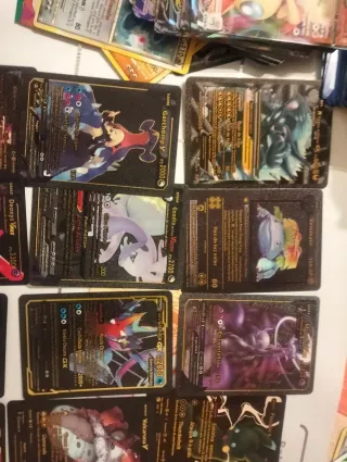 24 Cartas Pokémon Negras