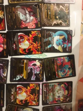 24 Cartas Pokémon Negras