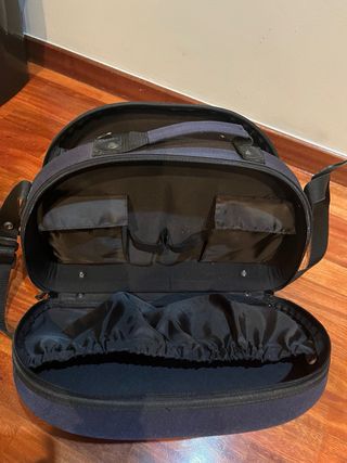 Bolso silla bebé rígido con cambiador