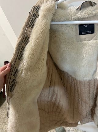 Chaquetón Parka Beige