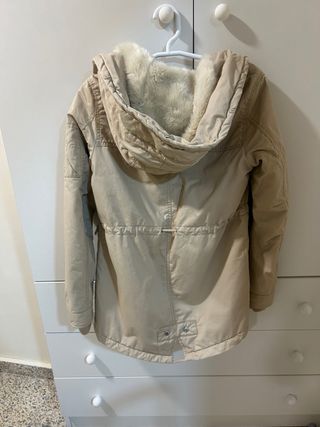Chaquetón Parka Beige