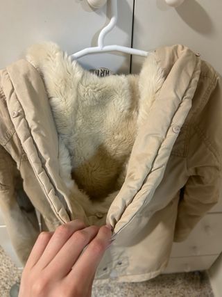 Chaquetón Parka Beige
