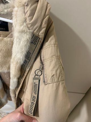 Chaquetón Parka Beige