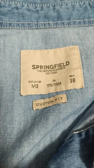 Camisa vaquera Springfield corta