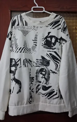 Sudadera SHEIN Y2K Estampado Gráfico