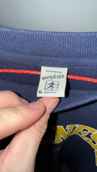 Sudadera Sporty & Rich Talla XL