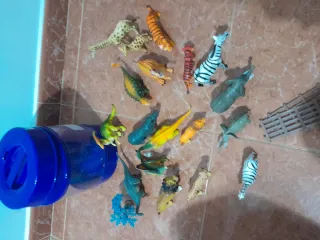 Conjunto animales plástico