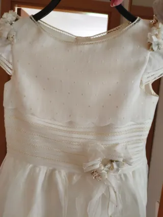 Vestido Comunión El Corte Inglés Niña Blanco