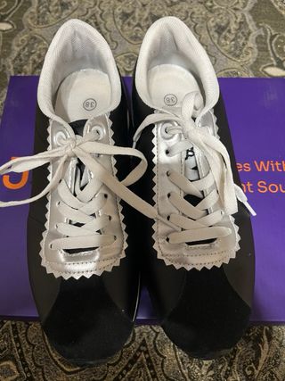 Zapatillas JENEXY BIMBA Y LOLA Negras Plata