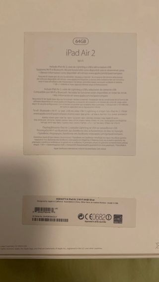 iPad Air 2 64GB Plata