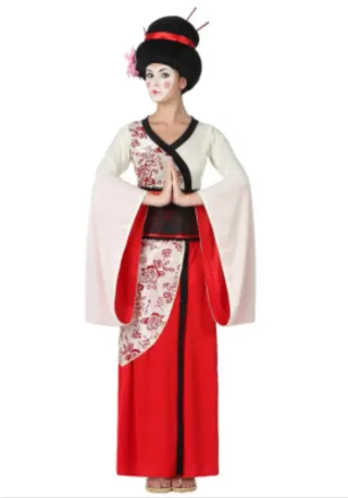 Disfraz Pareja Geisha y Samurái