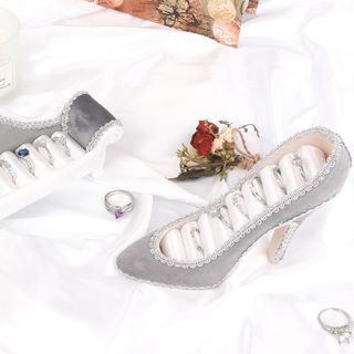 240g EXPOSITOR DE JOYAS CON FORMA DE ZAPATO