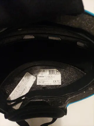 Casco de esquí infantil azul