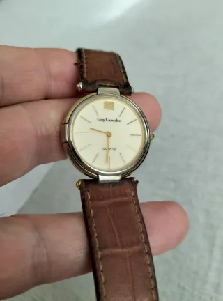 Orologio Guy Laroche Quarzo Vintage Pelle Marrone