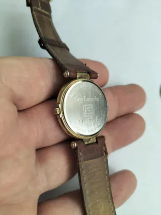 Orologio Guy Laroche Quarzo Vintage Pelle Marrone