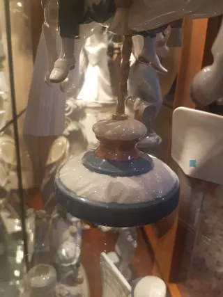 Lladró Carrusel Caballo Niña Porcelana