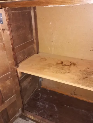 Armario Rústico Madera y Metal