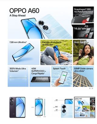 Oppo A60 5G Negro Nuevo