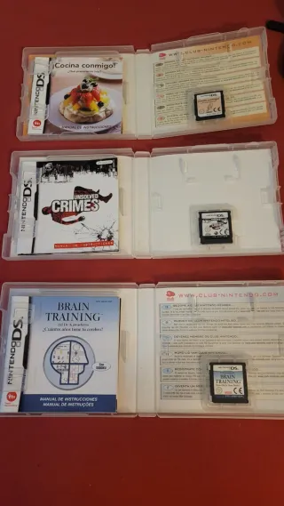 Nintendo DS Lite Blanca + 3 Juegos