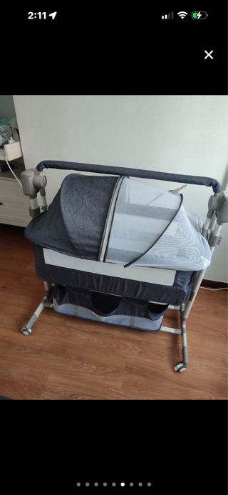 Cuna Mecedora Eléctrica Bebé