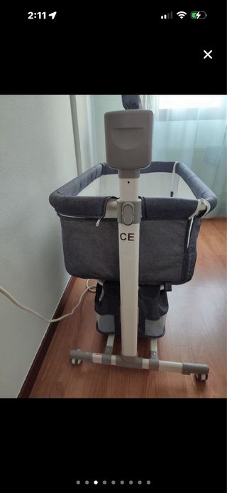 Cuna Mecedora Eléctrica Bebé