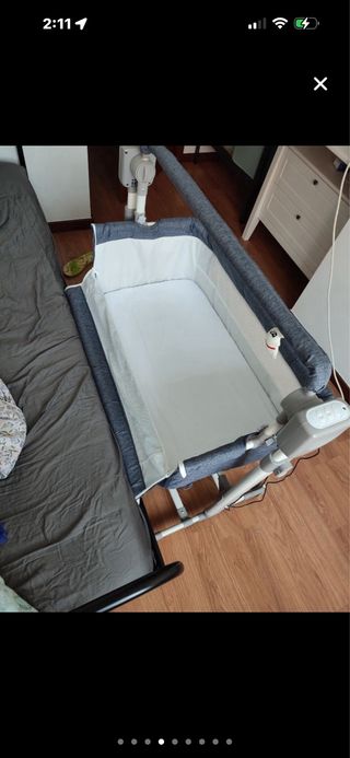 Cuna Mecedora Eléctrica Bebé