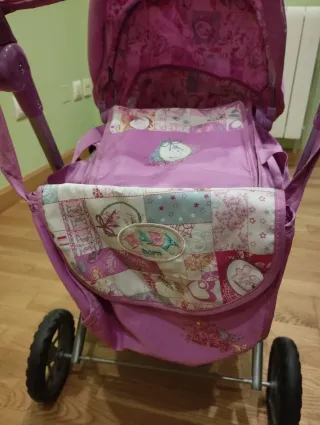Cochecito Muñecas BabyBorn Rosa