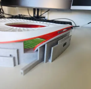 Maqueta Estadio Metropolitano - Atleti